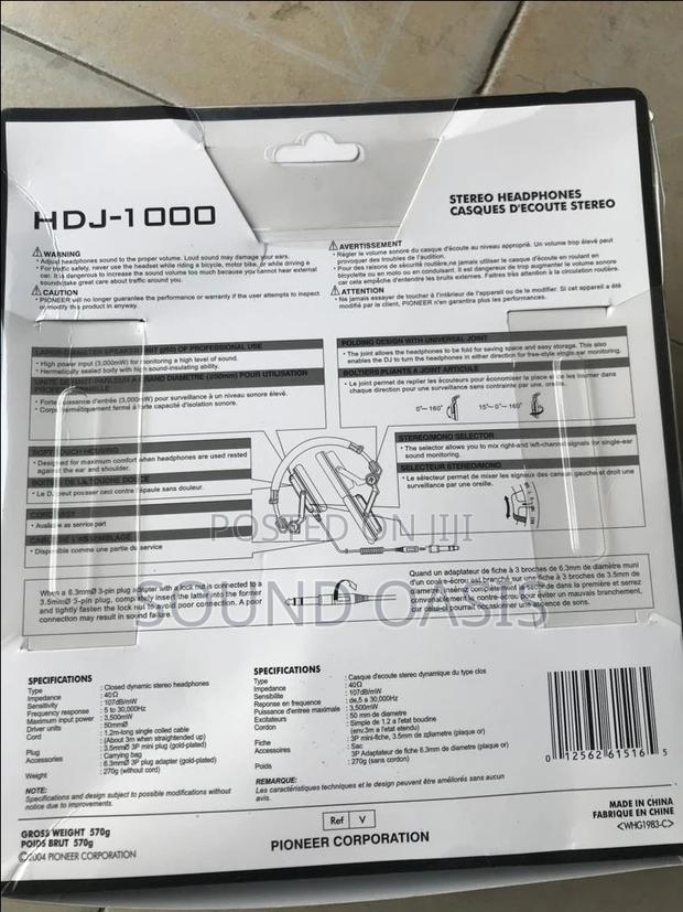 Pioneer HDJ-1000 DJ Headphones · Photo 2