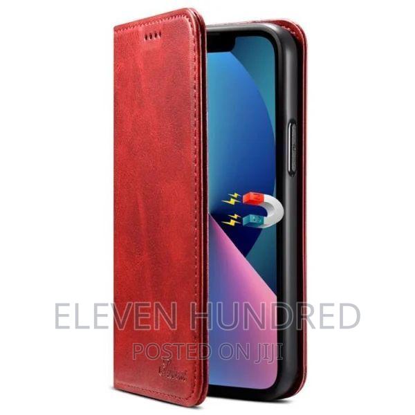 iPhone 15 /14/13/12/11/ Series Leather Flip Magnetic Case · Photo 2
