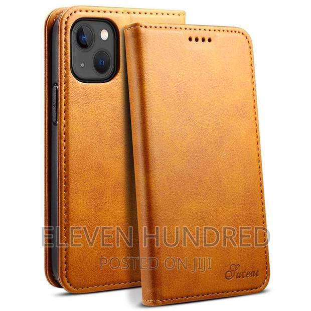 Apple iPhone 15 /14/13/12/11/ Series Leather Flip Cover · Photo 1