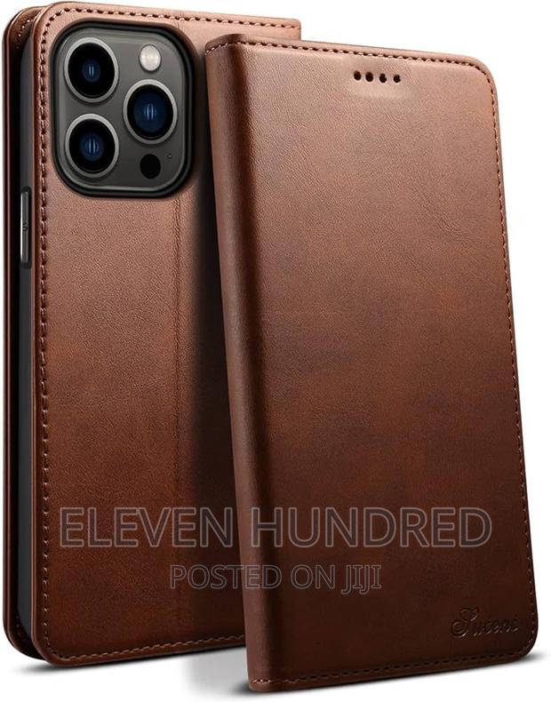 Apple iPhone 15 /14/13/12/11/ Series Leather Flip Cover · Photo 2