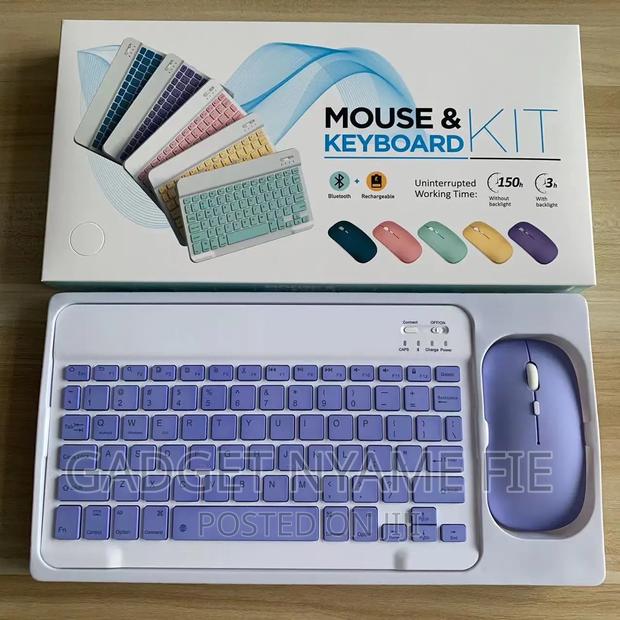 Bluetooth Keyboard and Mouse Combo -IOS,Android,Windows Etc. · Photo 1