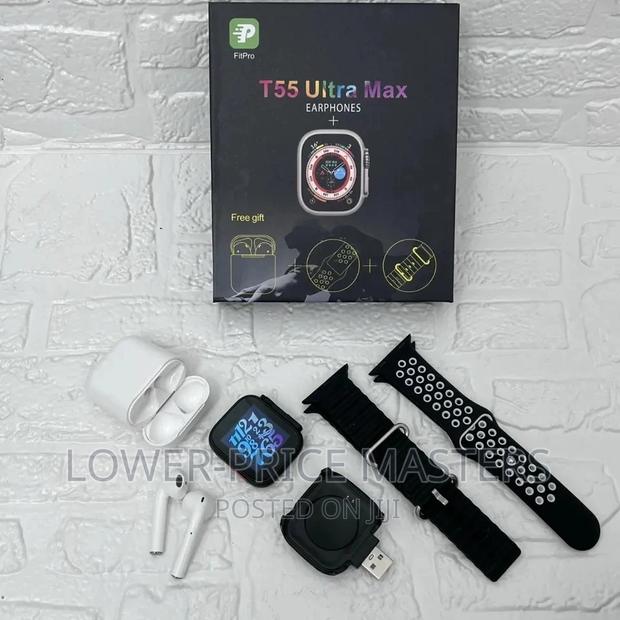 T55 Ultra Max Smartwatch 8 With Airpod 2 in 1 · Photo 4