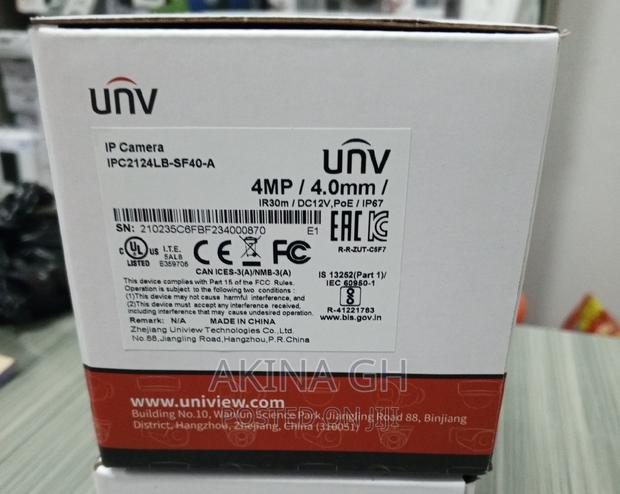 Uniview Unv 4mp Bullet Ip Camera Ipc2124lb-Sf40 · Photo 2