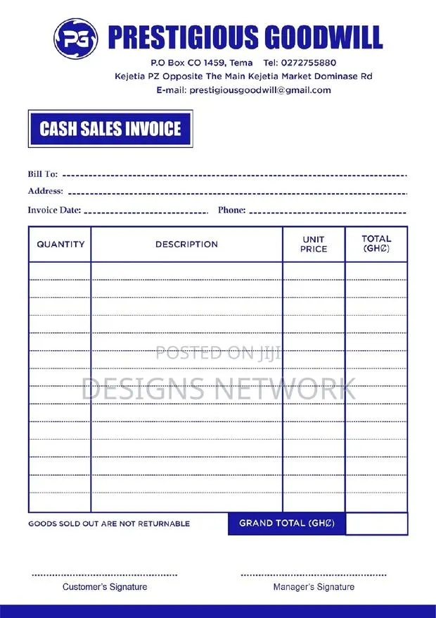 Invoice Design and Printing · Photo 1