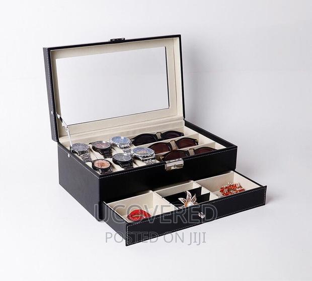 6 Slots/ 3 Slots Watch Box/ Glasses With Drawer · Photo 1