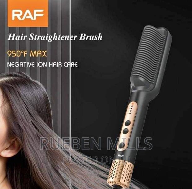 RAF 9500F Max Heating Ring Hot Comb Hair Straightener Brush · Photo 1