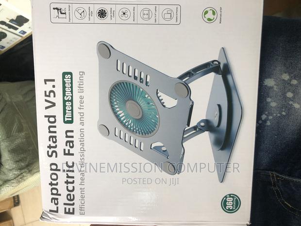 Laptop Stand V5.1, Electric Fan. With Adjustability. · Photo 1