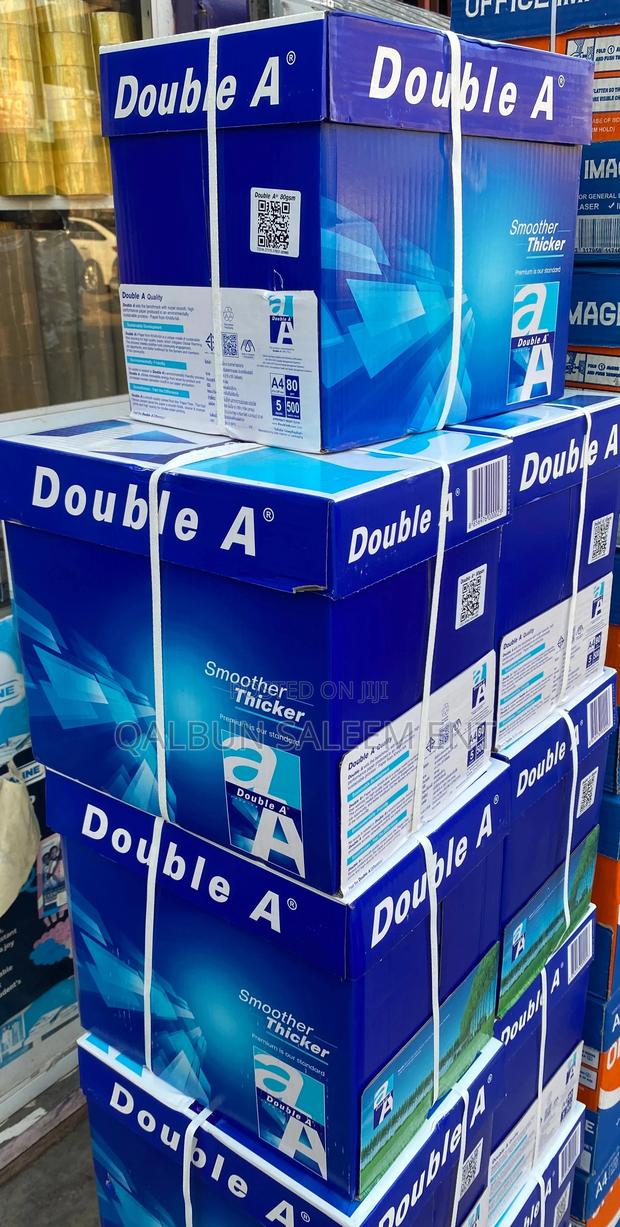Double-a Printing Paper A4 500 Sheets 80gsm 8.3" X 11.7" · Photo 1