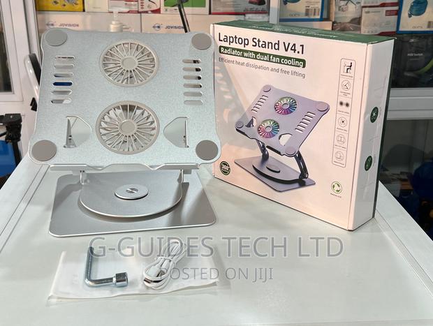 Laptop Stand V4.1 Radiator With Dual Cooling Fan and 360 Base · Photo 2