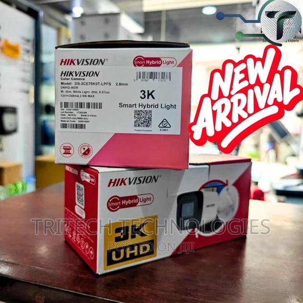 Hikvision /5mp Outdoor Color Vu Ds-2ce16k0t-LPFS Camera · Photo 1