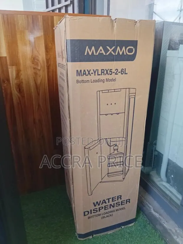 MAXMO Water Dispenser - Water Dispenser Bottom Loading Black · Photo 1