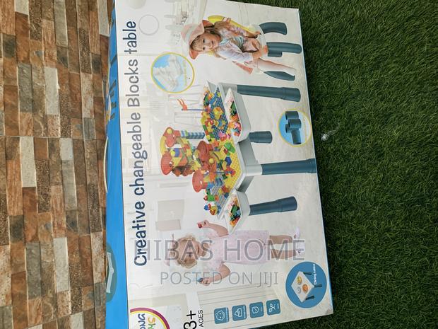 Big Size Creative Changeable Block Table With 2 Chairs · Photo 2