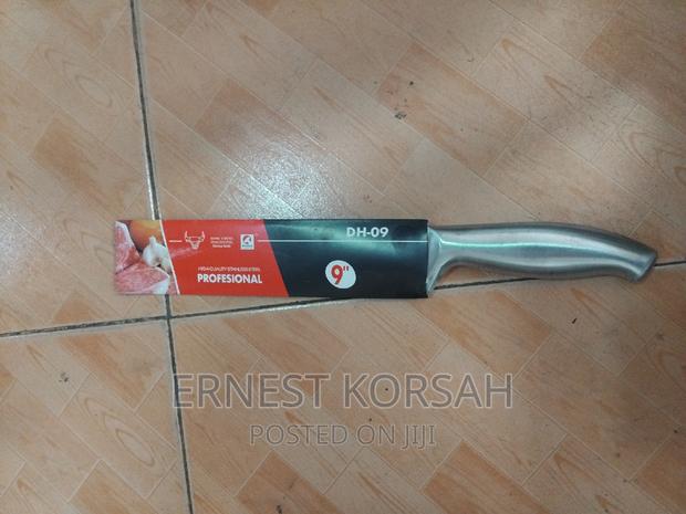 9" Stainless Steel Handle Kitchen Knife · Photo 3