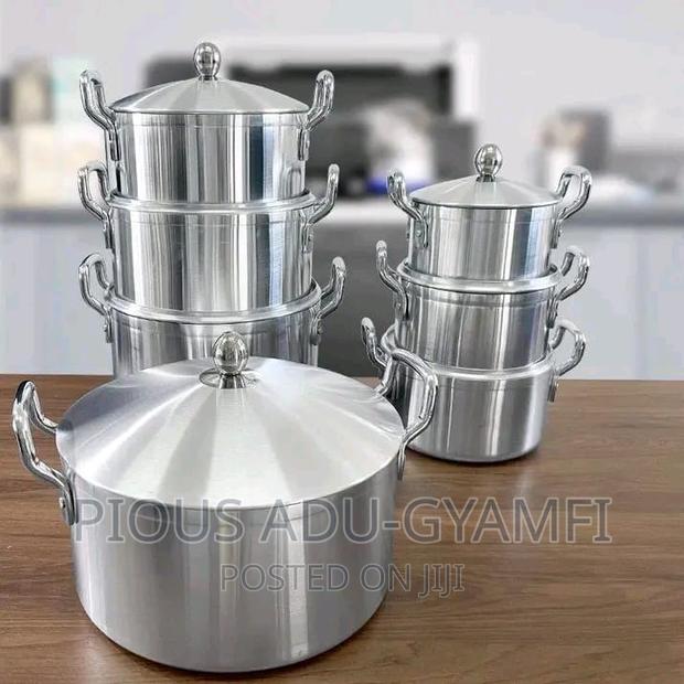 7 Set Silver Cookware · Photo 1