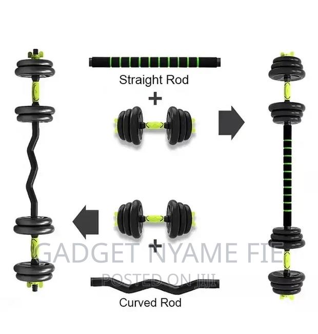 40kg Full Gym Set (Weights,Bar Bell,Kettle Bell,Push Up Bar) · Photo 3