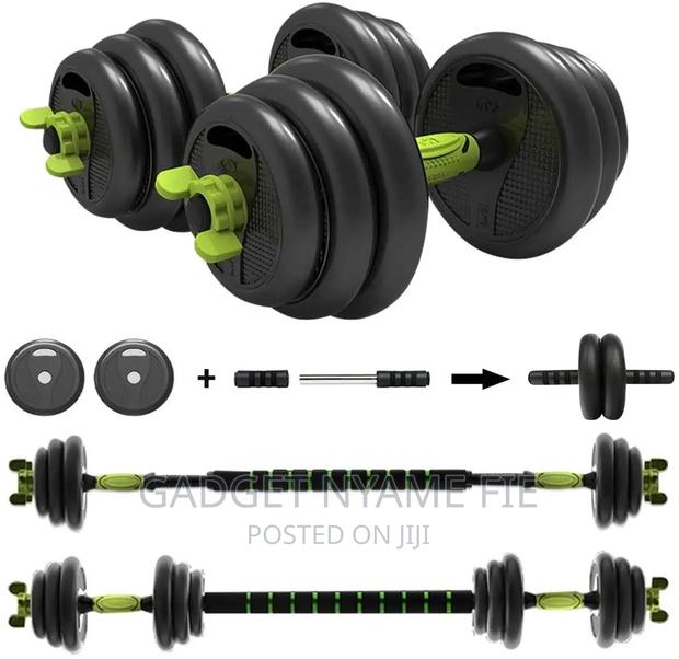 40kg Full Gym Set (Weights,Bar Bell,Kettle Bell,Push Up Bar) · Photo 2