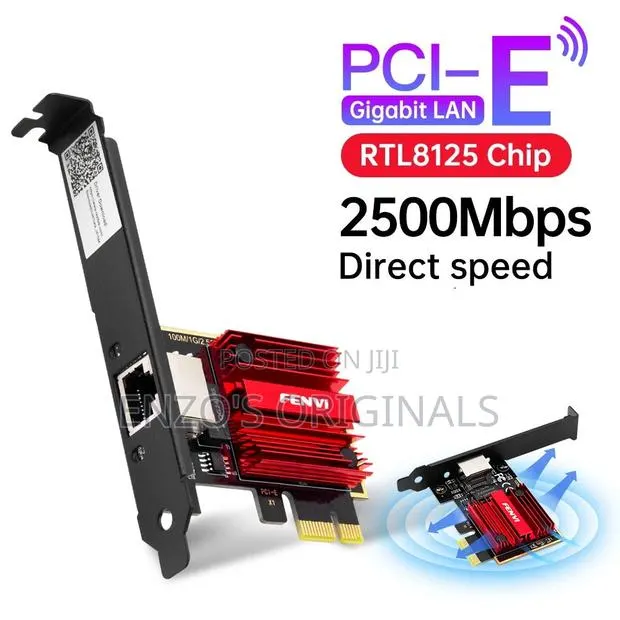 Fenvi 2.5g Gigabit Pcie Ethernet Card Rtl8125 2500mbps Rj45 Lan Nic · Photo 1