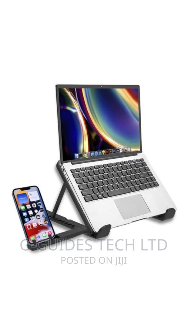 Laptop Stand With Phone Holder Adjustable and Aluminum · Photo 1