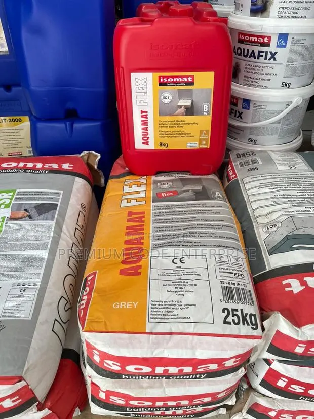 Aquamat-Flex – 2-Component Waterproofing Cement Slurry Grey 33kg · Photo 1