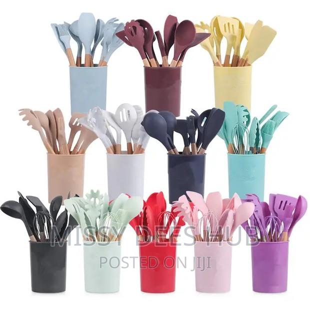 12pcs Silicone Kitchen Set · Photo 1