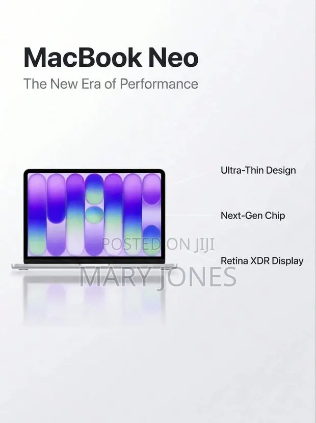 New Laptop Apple MacBook Neo 2026 256GB Intel Core i5 HDD+SSD 512GB · Photo 1