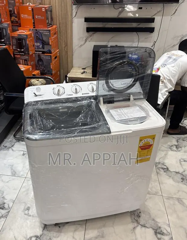Unique Nasco 11kg Washing Machine With Transparent Lid(White) · Photo 1
