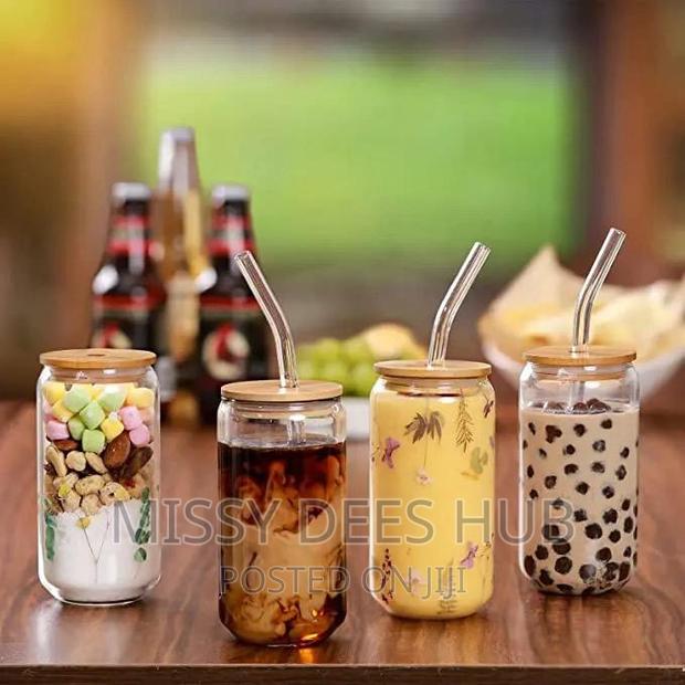 Glass Cup With Glass Straw · Photo 3