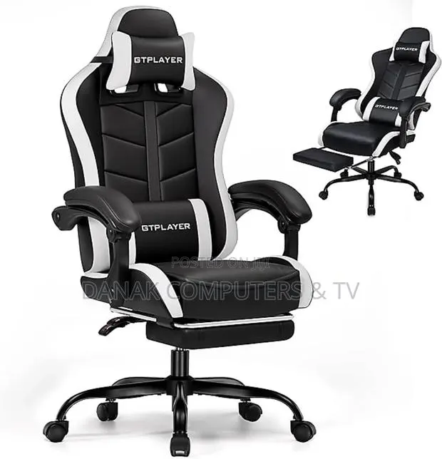 Gtplayer Gaming Chair (Black White) GT90IF · Photo 1