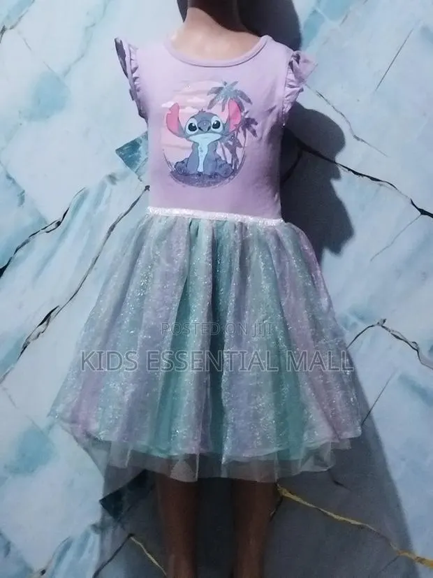 Stitch Cartoon Character Dress for Girls · Photo 1