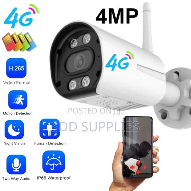 Bullet 4g Sim Card + Net Security Camera Indoor Outdoor · Photo 1