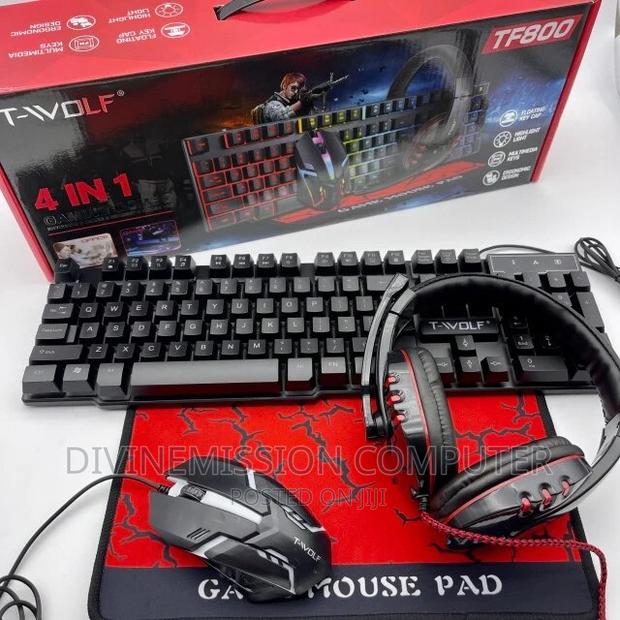 4 in 1 Wired Gaming Keyboard With Led Lights. · Photo 3