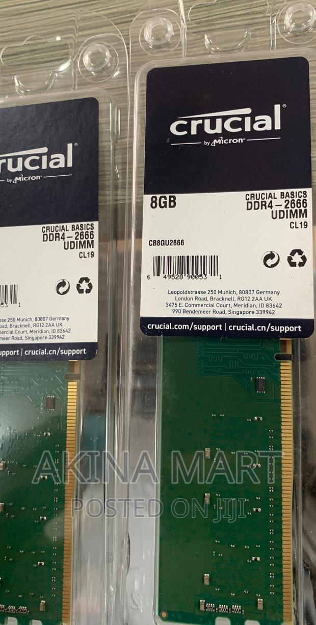 8gb Pc4 Desktop Ram Crucial Ddr4 Ram · Photo 2