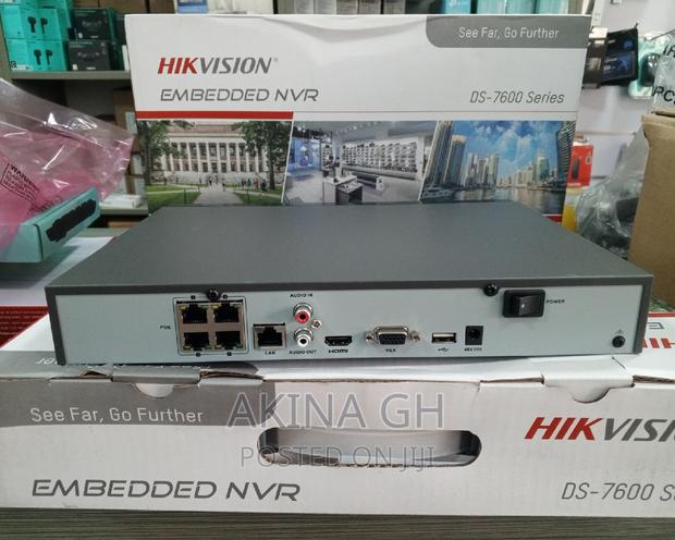 Hikvision 4ch Ip Poe NVR Ds-7604ni-/4p · Photo 3