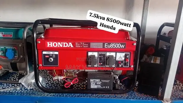 Gasoline 7.5kva Honda 8500wwt Petrol Keystart 7.5kva · Photo 1