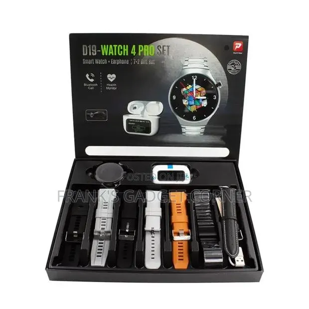 D19-Smart Watch 4 Pro Set · Photo 1