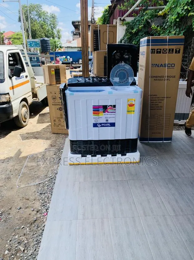 Limited Stock Pearl 12KG Twin Tub Washing Machine Semi Auto PWM-12TT · Photo 1