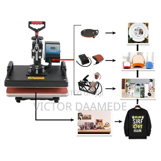 5 in 1 Heatpress Machine