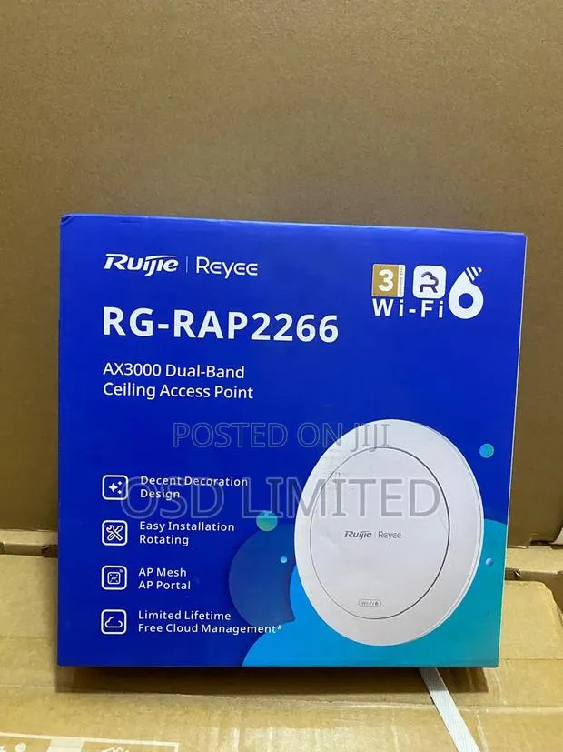 Ruijie Rg-Rap Wi-Fi 6 Ax3000 Indoor Ceiling Access Point · Photo 1