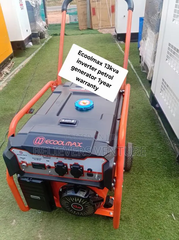 Ecoolmax 13kVA Petrol Generator – Reliable Energy for Work and Home · Photo 1