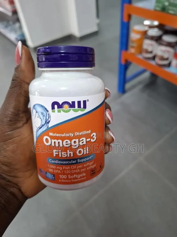 Now Omega- 3 Fish Oil 100 Softgels · Photo 1