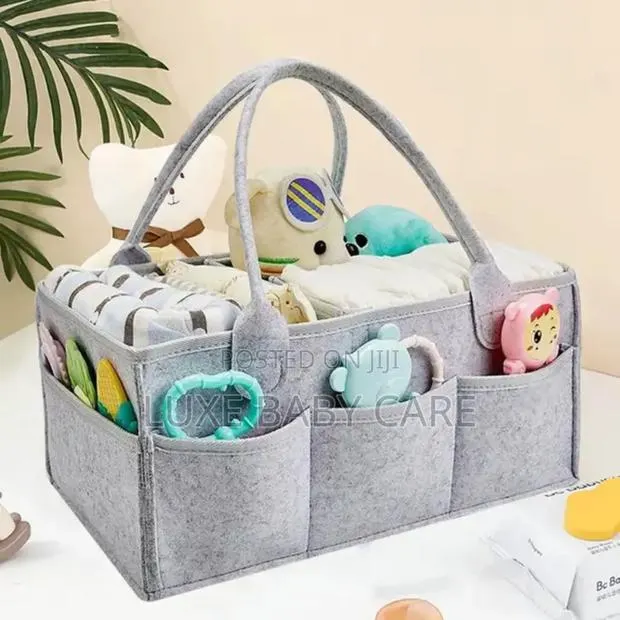Baby Diaper Organizer, Portable Nursery Storage Organizer. · Photo 1