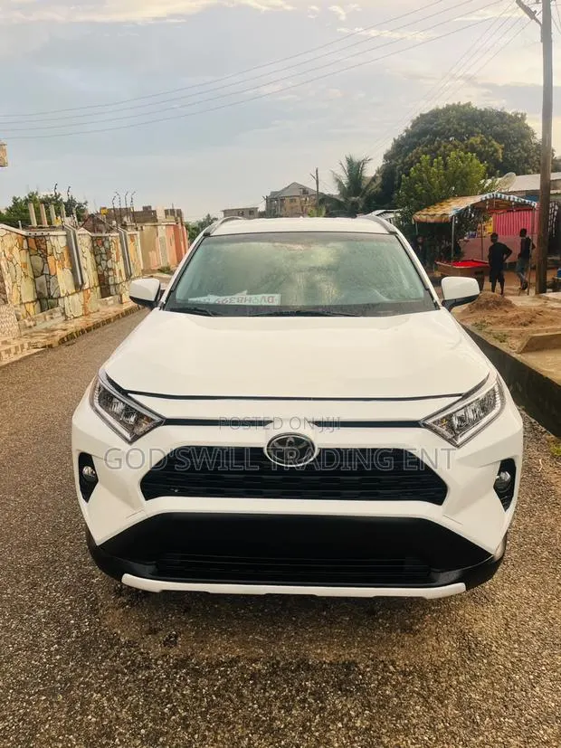 Toyota RAV4 LE AWD 2020 White · Photo 1