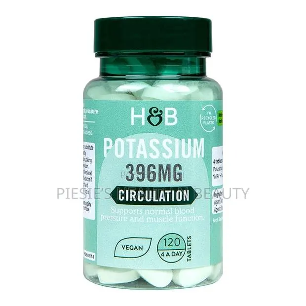 Holland Barrett Potassium 396mg 120 Tablets · Photo 1
