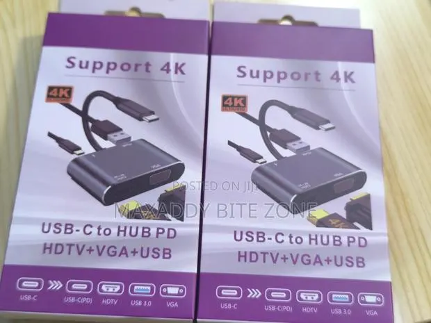 4 in 1 Usb Hub Type-C to Pd+Vga+Usb Adapter Converter · Photo 7