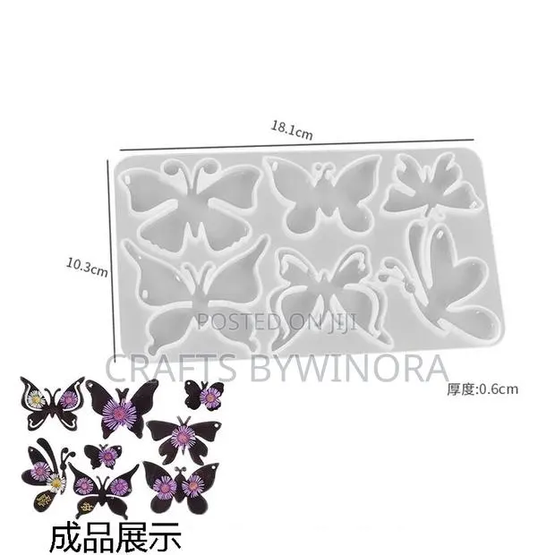 Butterfly Silicone Mold for Epoxy Resin & Resin Art · Photo 1