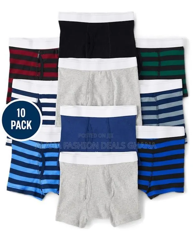 Boys Boxer Brief Underwear 10-Pack · Photo 1