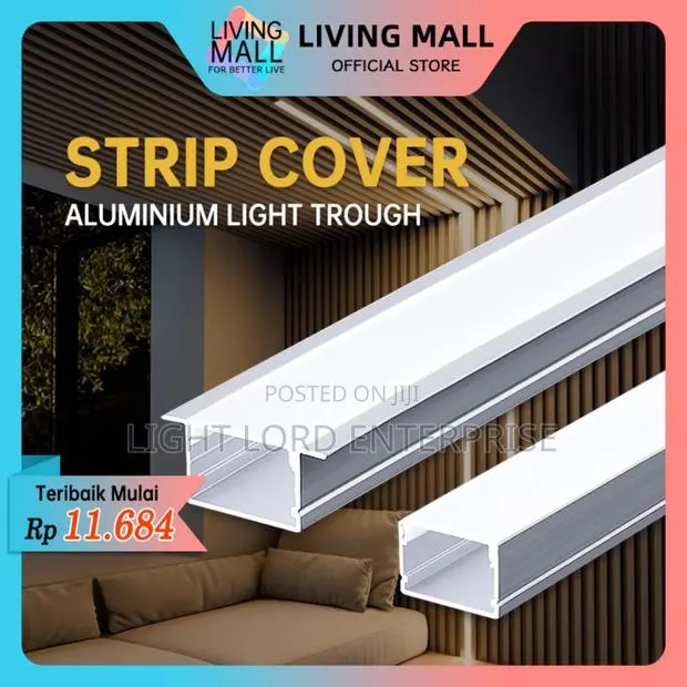 25mm X12mm Rain Proof Aluminum Profile Channel 10feet · Photo 1