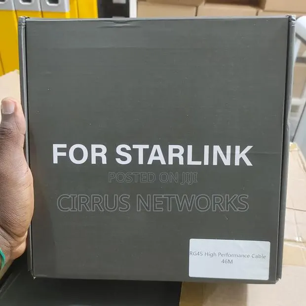 46 Meter Starlink High Performance Gen2 Power Supply to Ethernet Cable · Photo 1