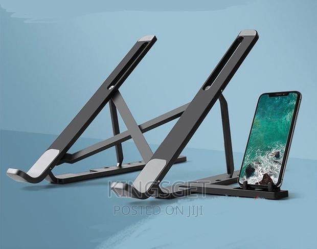 Laptop Stand With Phone Holder