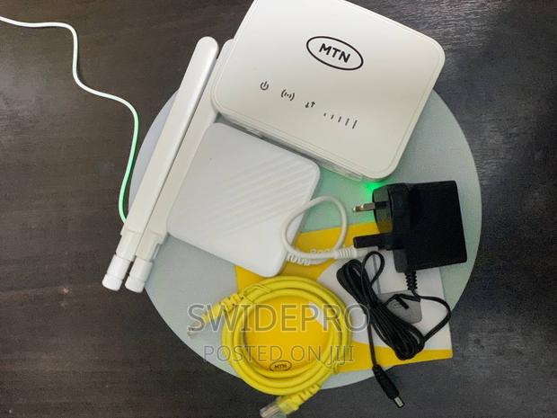 4G MTN Universal Router Broadband + Back Up Battery/Ups · Photo 1